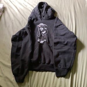 Grim Reaper and cats hoodie